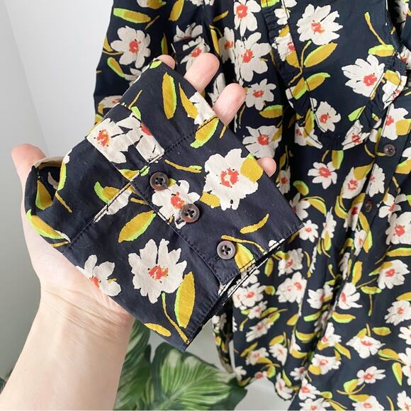 Free People Charlie Printed Button Down Tunic Mini Dress - Picture 4 of 7